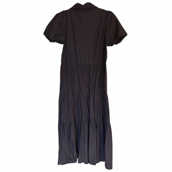 Brochu Walker Havana Tiered Chocolate Brown Dress Small - Picture 3 of 8